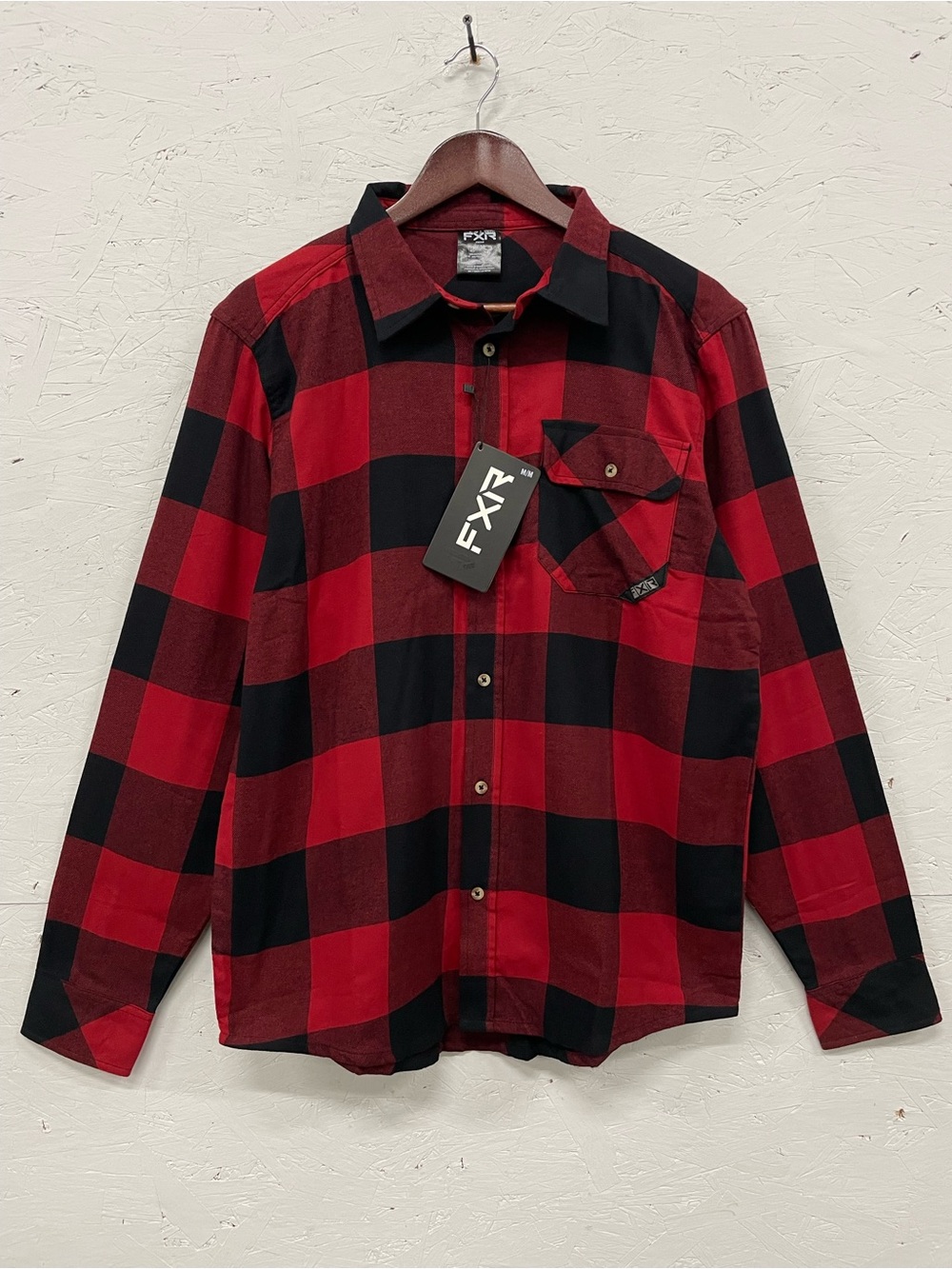 FXR Timber Flannel Shirt, Size M, Red and Black, NWT